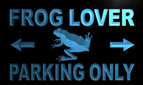 Frog Lover Parking Only Neon Light Sign